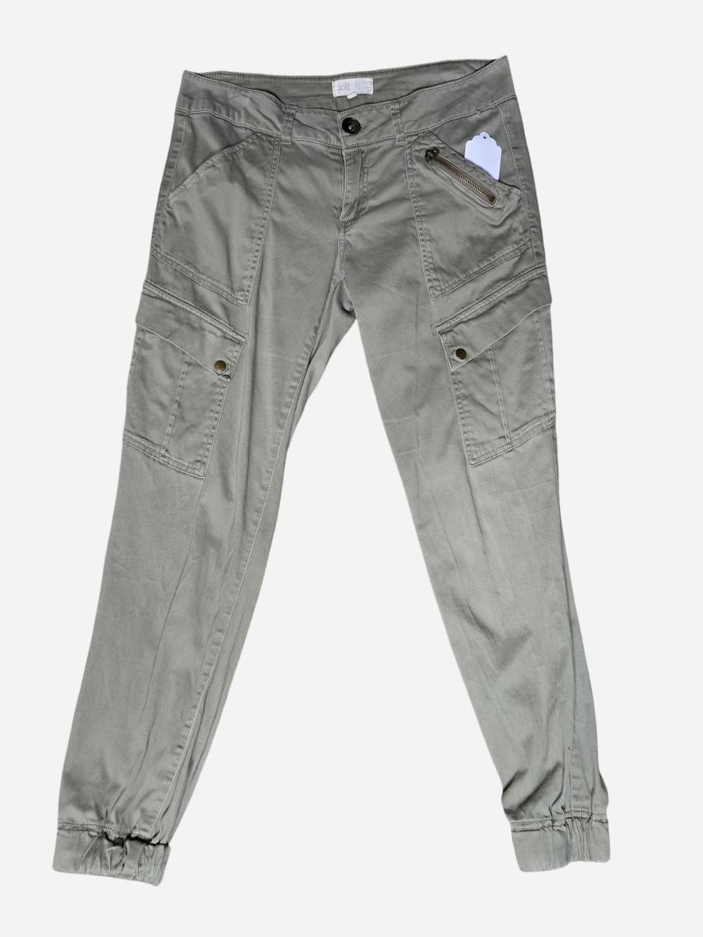 Jolt Olive Green Cargo Jogger Pants Sz 11 - Picture 1 of 8